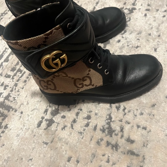 Women’s ankle boot with double G - Picture 4 of 7